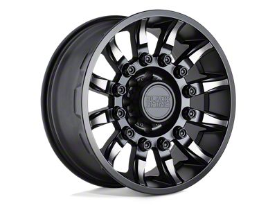 Black Rhino Mission Matte Black with Machined Tinted Spokes Wheel; 17x8.5; 0mm Offset