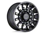 Black Rhino Mission Matte Black with Machined Tinted Spokes Wheel; 17x8.5; 0mm Offset