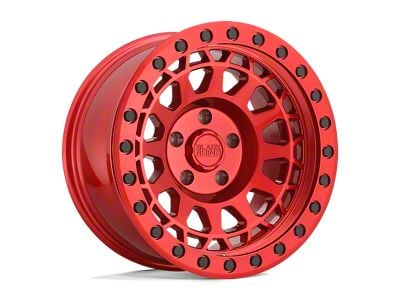 Black Rhino Primm Candy Red with Black Bolts Wheel; 17x9; -18mm Offset; 5x114.3mm Bolt Pattern; 71.50mm Hub Bore