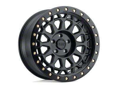 Black Rhino Primm Matte Black with Brass Bolts Wheel; 20x9.5; 0mm Offset
