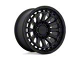 Black Rhino Raid Matte Black Wheel; 17x8.5; -18mm Offset; 5x127mm Bolt Pattern; 71.50mm Hub Bore