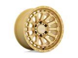 Black Rhino Raid Gold Wheel; 18x9.5; -18mm Offset