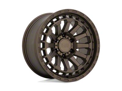 Black Rhino Raid Matte Bronze Wheel; 20x9.5; -18mm Offset