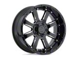 Black Rhino Sierra Gloss Black Milled Wheel; 17x9; 12mm Offset