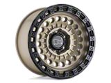 Black Rhino Sentinel Desert Sand Wheel; 17x8.5; -18mm Offset; 5x127mm Bolt Pattern; 71.50mm Hub Bore