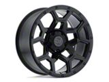 Black Rhino Overland Matte Black Wheel; 17x9.5; -18mm Offset; 6x139.7mm Bolt Pattern; 112.10mm Hub Bore 