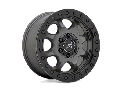 Black Rhino Venture Beadlock Matte Gunmetal with Black Hardware Wheel; 17x8; 38mm Offset