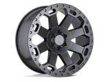 Black Rhino Warlord Matte Gunmetal Wheel; 17x9; -12mm Offset