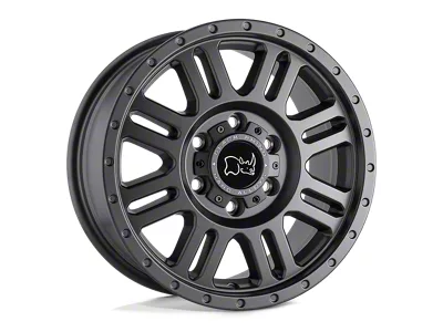 Black Rhino Yellowstone Matte Gunmetal Wheel; 18x8; 48mm Offset