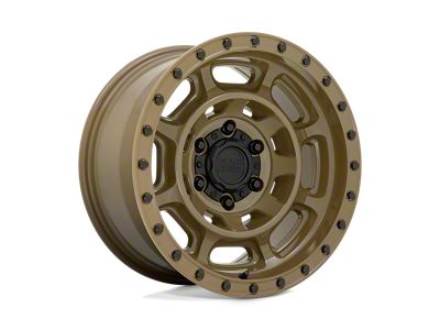 Black Rhino Convoy Gator Green Wheel; 17x8.5; -18mm Offset; 5x127mm Bolt Pattern; 71.50mm Hub Bore