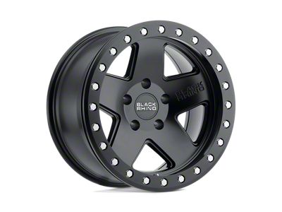 Black Rhino Crawler Matte Black Wheel; 20x9.5; 12mm Offset; 6x139.7mm Bolt Pattern; 112.10mm Hub Bore