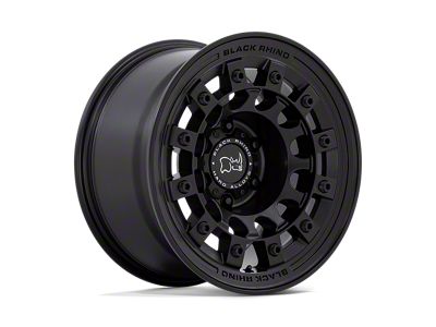 Black Rhino Fuji Matte Black Wheel; 17x8; 20mm Offset