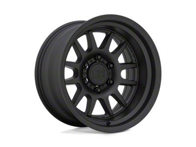 Black Rhino Guide Matte Black Wheel; 17x9; 0mm Offset; 6x114.3mm Bolt Pattern; 66.06mm Hub Bore