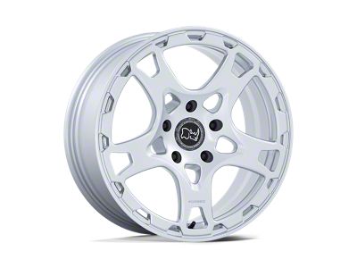 Black Rhino Klaue Matte Silver Wheel; 18x8; 20mm Offset