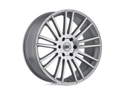 Black Rhino Kruger Silver Wheel; 24x10; 25mm Offset; 5x139.7mm Bolt Pattern; 78.10mm Hub Bore
