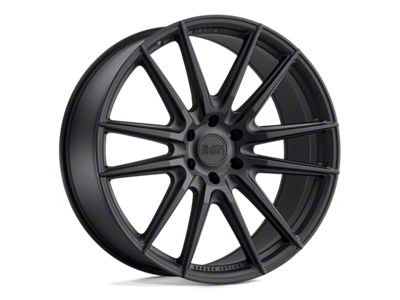 Black Rhino Madagascar Matte Black Wheel; 24x10; 35mm Offset; 6x135mm Bolt Pattern; 87.10mm Hub Bore