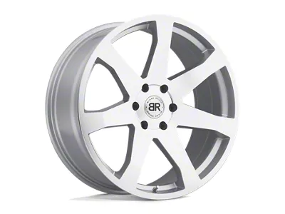 Black Rhino Mozambique Silver with Mirror Cut Face Wheel; 18x8.5; 35mm Offset
