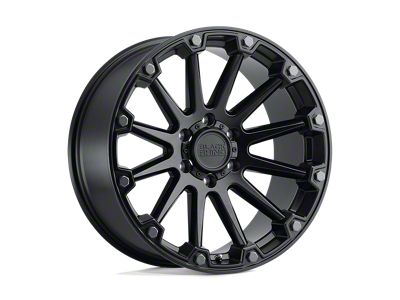 Black Rhino Pinnacle Semi Gloss Black with Gunmetal Bolts Wheel; 18x9; 2mm Offset