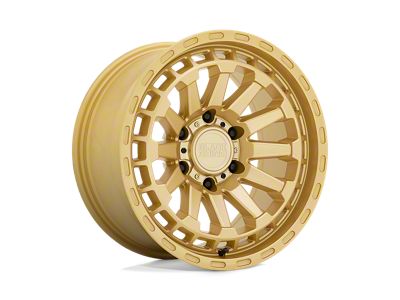 Black Rhino Raid Gold Wheel; 17x8.5; 0mm Offset