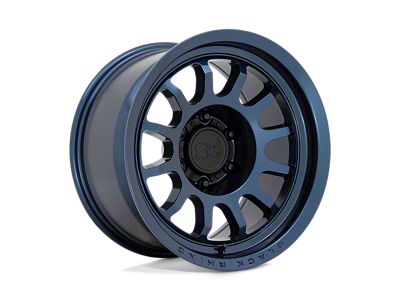 Black Rhino Rapid Midnight Blue Wheel; 18x9.5; -18mm Offset; 5x127mm Bolt Pattern; 71.50mm Hub Bore