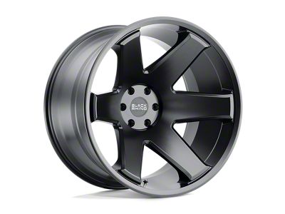 Black Rhino Raze Matte Black Wheel; 22x14; -76mm Offset