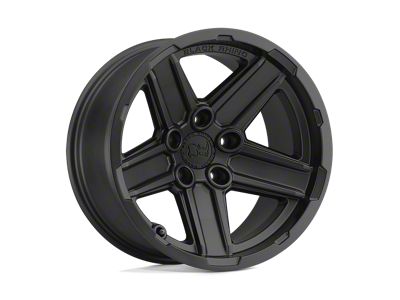 Black Rhino Recon Matte Black Wheel; 17x9.5; -32mm Offset; 5x127mm Bolt Pattern; 71.50mm Hub Bore