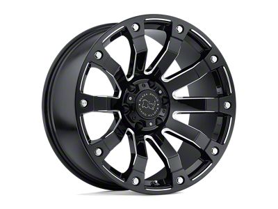 Black Rhino Selkirk Gloss Black Milled Wheel; 18x9; 12mm Offset