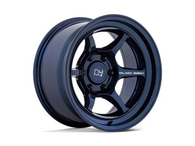 Black Rhino Shogun Gloss Midnight Blue Wheel; 17x9; -38mm Offset; 5x127mm Bolt Pattern; 71.50mm Hub Bore