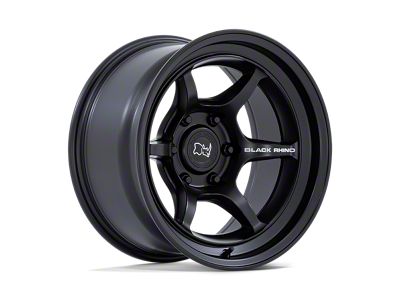Black Rhino Shogun Matte Black Wheel; 17x9; -38mm Offset; 6x139.7mm Bolt Pattern; 106.10mm Hub Bore