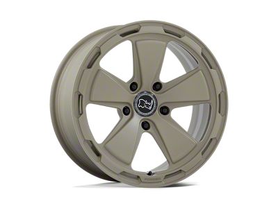 Black Rhino Taiga Matte Stone Gray Wheel; 18x8; 20mm Offset