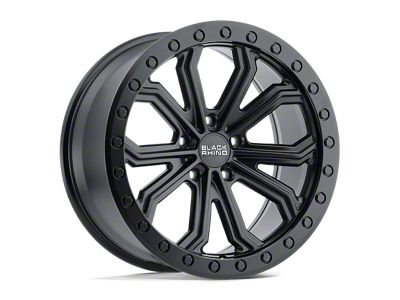 Black Rhino Trabuco Matte Black Wheel; 17x8; 30mm Offset
