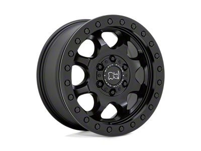 Black Rhino Venture Beadlock Matte Black Wheel; 17x8; 38mm Offset