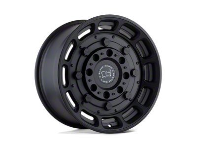 Black Rhino Warthog Matte Black Wheel; 17x8.5; 0mm Offset