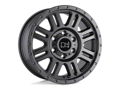 Black Rhino Yellowstone Matte Gunmetal Wheel; 16x8; 45mm Offset