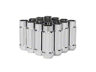 BLOX Racing 12-Sided P17 Tuner Lug Nuts 12x1.25 - Chrome - 00144-CH