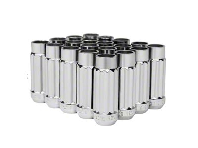 BLOX Racing 12-Sided P17 Tuner Lug Nuts 12x1.25 - Chrome - 00145-CH