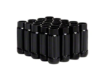 BLOX Racing 12-Sided P17 Tuner Lug Nuts 12x1.5 - Black - BXAC-00142-BK