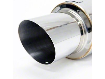 BLOX Racing 76.2mm N1 Angled Tip Muffler Universal - BXEX-00101