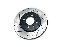 BLOX Racing Slotted And Cross-Drilled Rotor Left SIde