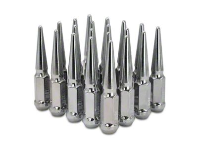 BLOX Racing Spike Forged Lug Nuts - Chrome 12 x - BXAC-00150-20