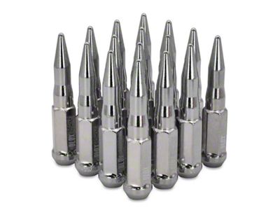 BLOX Racing Spike Forged Lug Nuts - Chrome 12 x - BXAC-00158-16