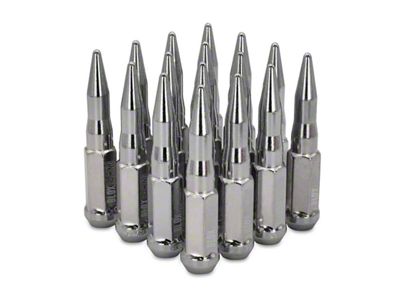 BLOX Racing Spike Forged Lug Nuts - Flat Black 12 x 1.50mm - Set of 16