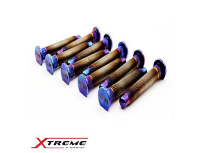 BLOX Racing Titanium Extended Wheel Studs M12X1.5mm 10Pcs Honda Fitment - BXAC-00177-B