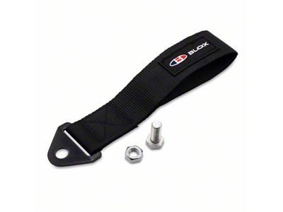 BLOX Racing Universal Tow Strap With Logo - Black - BXAP-00034-BK