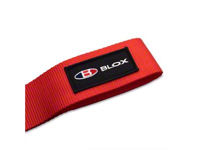 BLOX Racing Universal Tow Strap With Logo - Red - BXAP-00034-RD