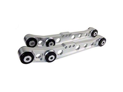 BLOX Racing V2 Billet Rear Lower Control Arms Poly Bushings - BXSS-21204-RAW-V2