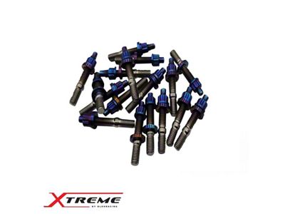 BLOX Racing Xtreme Line Titanium M8x1.25x45mm 9-Piece Set Burnt - BXFL-00307-9-TI-B