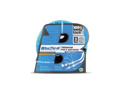 BluBird Poly Air Hose Assembly; 1/4-Inch x 100-Foot