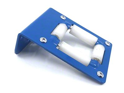 BluBird Roller Plate Assembly for 3/8-Inch, 1/2-Inch and 5/8-Inch Large Reel; Blue