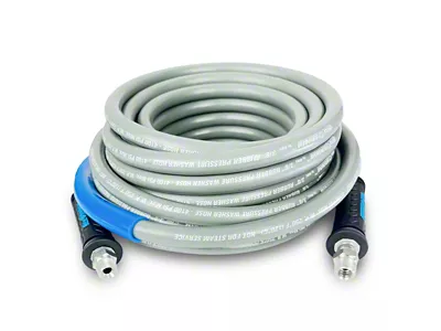 BluShield Double Wire Pressure Washing Hose; 3/8-Inch x 50-Foot